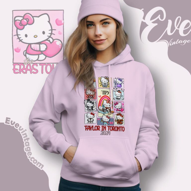 Kitty Eras Tour Taylor In Toronto 2024 Shirt Hoodie Kitty Eras Tour Taylor In Toronto 2024 Shirt Hoodie