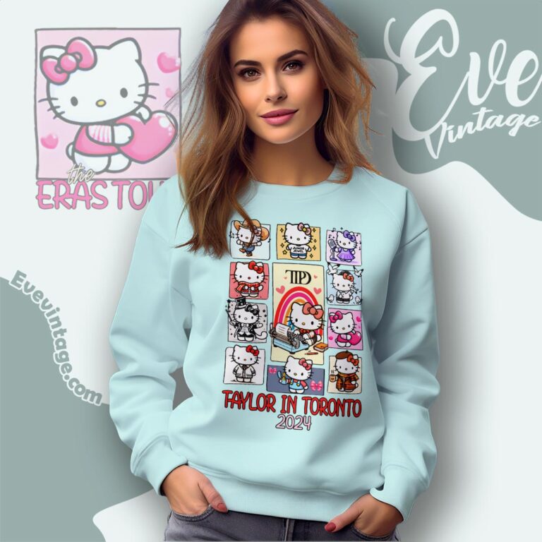 Kitty Eras Tour Taylor In Toronto 2024 Shirt Sweatshirt Kitty Eras Tour Taylor In Toronto 2024 Shirt Sweatshirt