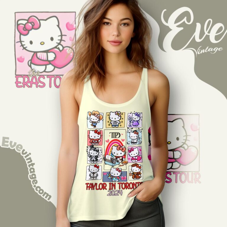 Kitty Eras Tour Taylor In Toronto 2024 Shirt Tank Top Racerback Kitty Eras Tour Taylor In Toronto 2024 Shirt Tank Top Racerback