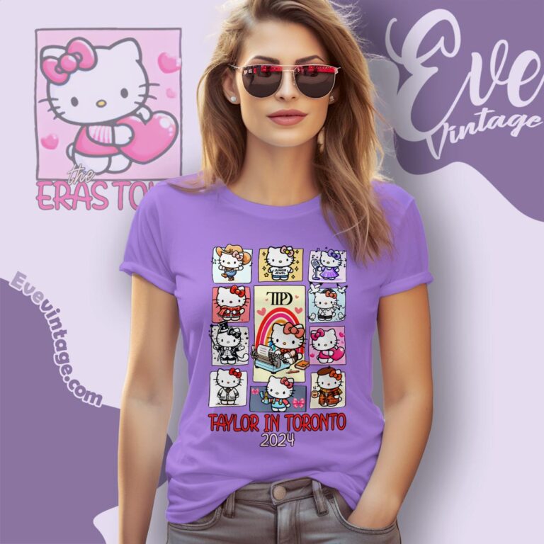 Kitty Eras Tour Taylor In Toronto 2024 Shirt Women T shirt Kitty Eras Tour Taylor In Toronto 2024 Shirt Women T shirt
