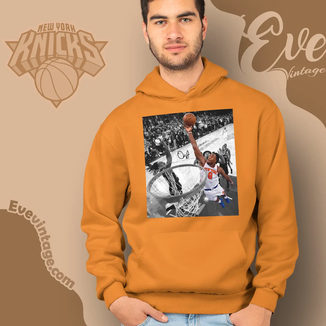 Knicks Og Anunoby Bucket Hoodie Knicks Og Anunoby Bucket Hoodie