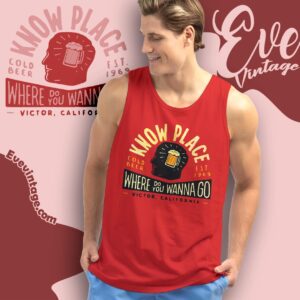 Know Place Shirt Victor California Dive Bar Tank top