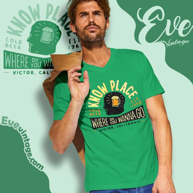 Know Place Shirt Victor California Dive Bar V Neck TShirt Know Place Shirt Victor California Dive Bar V Neck TShirt