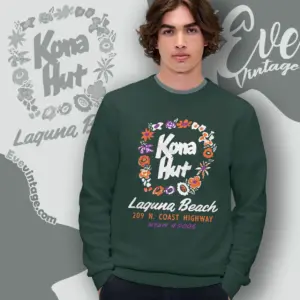 Kona Hut Shirt Laguna Beach Ca Tiki Bar Sweatshirt
