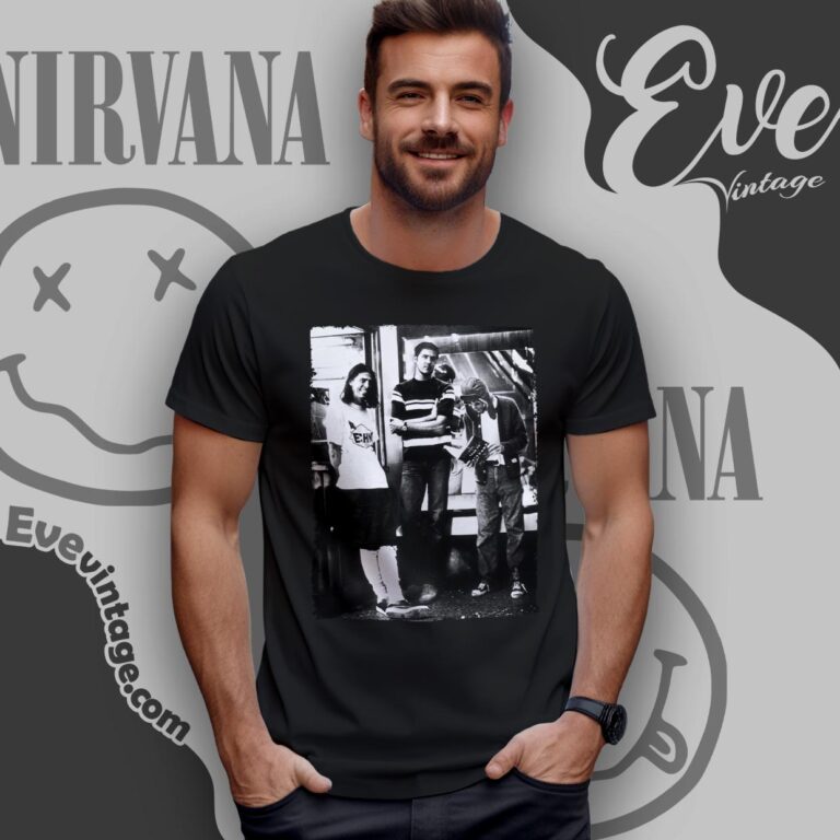 Kurt Cobain And 1993 Nirvana Band Shirt T shirt Kurt Cobain And 1993 Nirvana Band Shirt T shirt