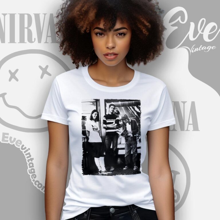Kurt Cobain And 1993 Nirvana Band Shirt Women T shirt Kurt Cobain And 1993 Nirvana Band Shirt Women T shirt