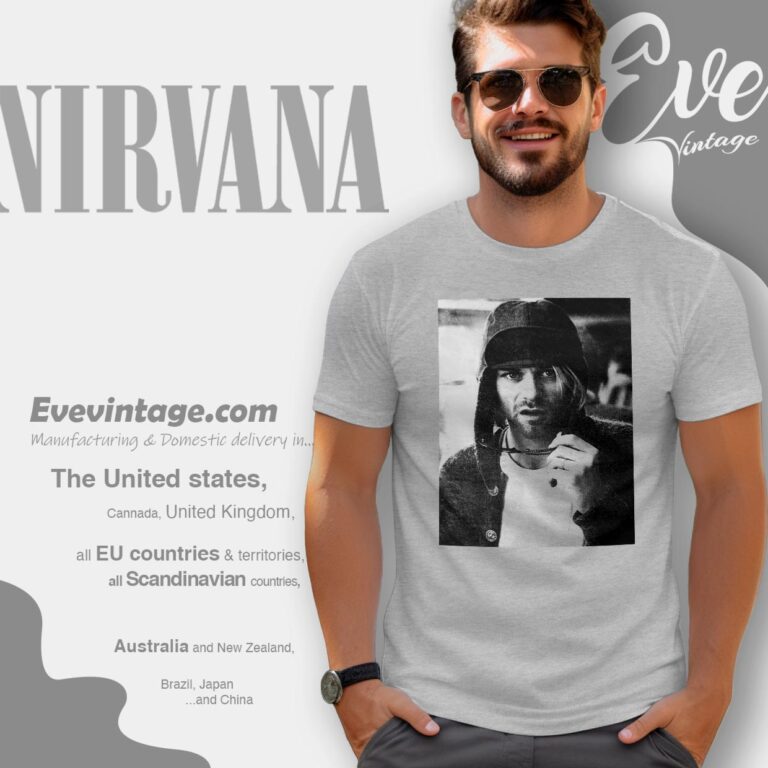 Kurt Cobain Portrait In Ny July 1993 Shirt T shirt Kurt Cobain Portrait In Ny July 1993 Shirt T shirt