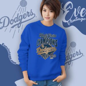 La Dodgers 2025 World Series Champions Locker Room Shirt Sweatshirt