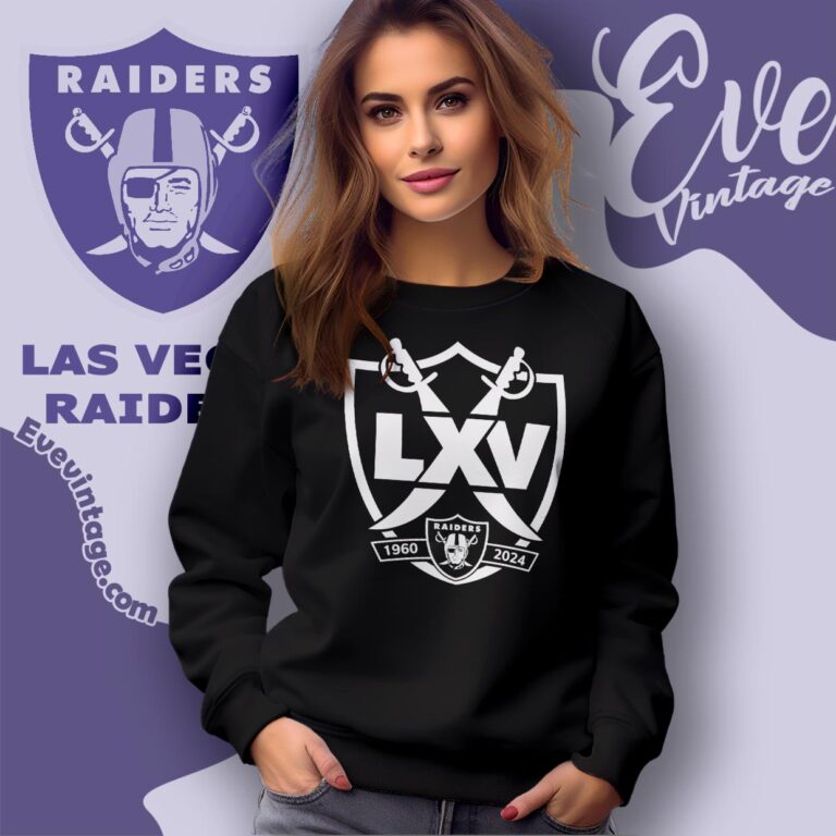 Las Vegas Raiders Anniversary 65th 2024 Shirt Sweatshirt Las Vegas Raiders Anniversary 65th 2024 Shirt Sweatshirt