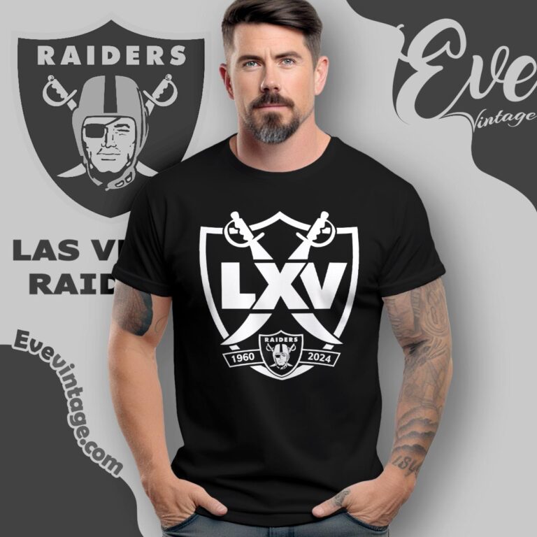 Las Vegas Raiders Anniversary 65th 2024 Shirt T shirt Las Vegas Raiders Anniversary 65th 2024 Shirt T shirt