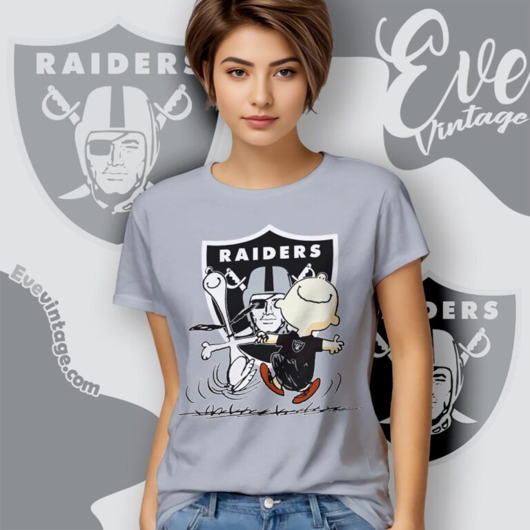Las Vegas Raiders Charlie Brown Snoopy Happy Dancing Shirt Women T Shirt Las Vegas Raiders Charlie Brown Snoopy Happy Dancing Shirt Women T Shirt