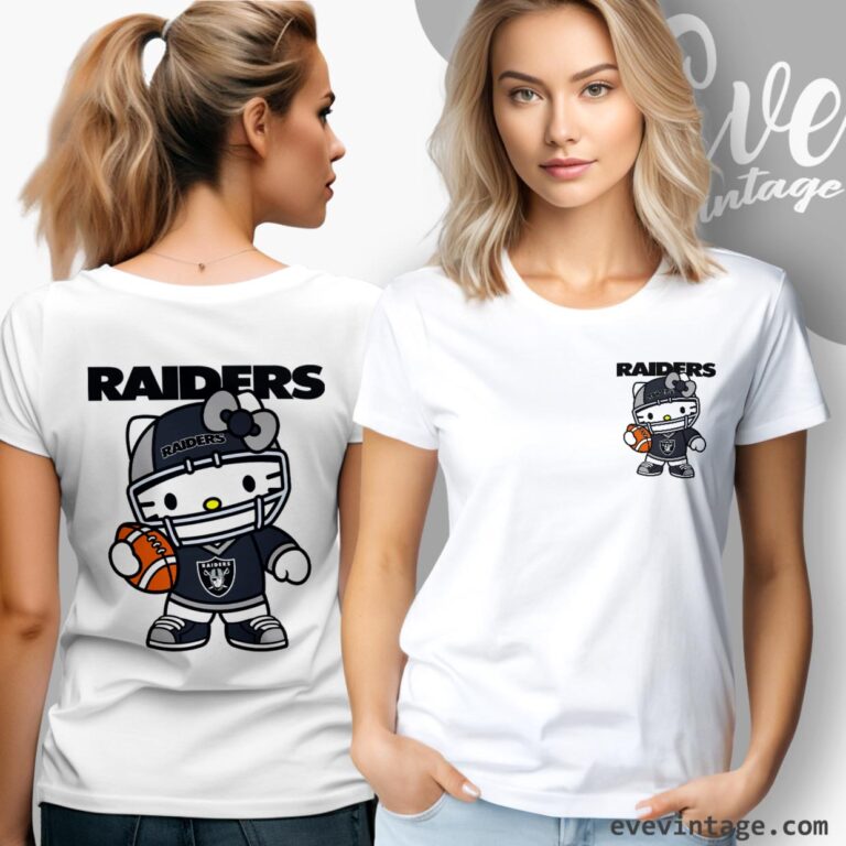 Las Vegas Raiders Hello Kitty Shirt T Shirt Las Vegas Raiders Hello Kitty Shirt T Shirt
