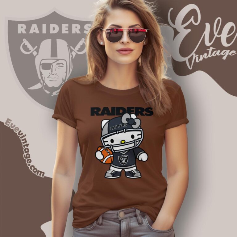 Las Vegas Raiders Hello Kitty Shirt Women T Shirt Las Vegas Raiders Hello Kitty Shirt Women T Shirt