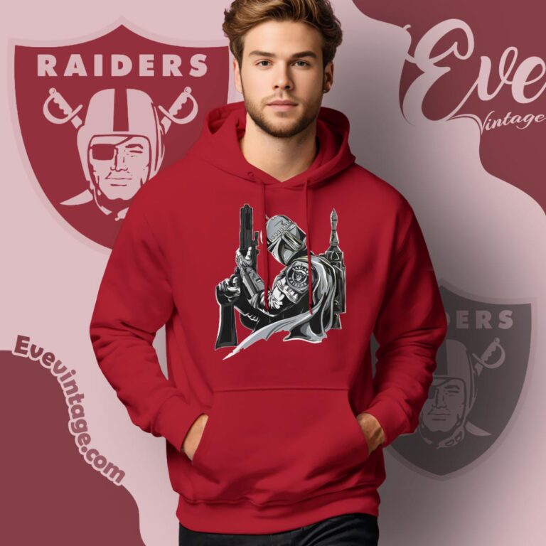 Las Vegas Raiders Mandalorian Star Wars Shirt Hoodie Las Vegas Raiders Mandalorian Star Wars Shirt Hoodie