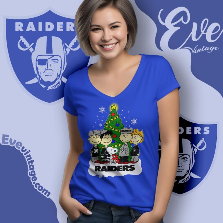 Las Vegas Raiders Snoopy The Peanuts Christmas Shirt V Neck TShirt Las Vegas Raiders Snoopy The Peanuts Christmas Shirt V Neck TShirt