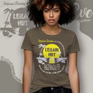Leilani Hut Shirt Long Beach Tiki Bar Women T shirt