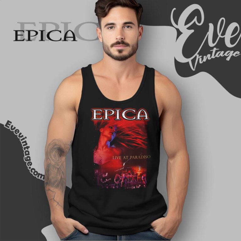 Live At Paradiso Shirt Epica The Early Years Tank Top Racerback Live At Paradiso Shirt Epica The Early Years Tank Top Racerback