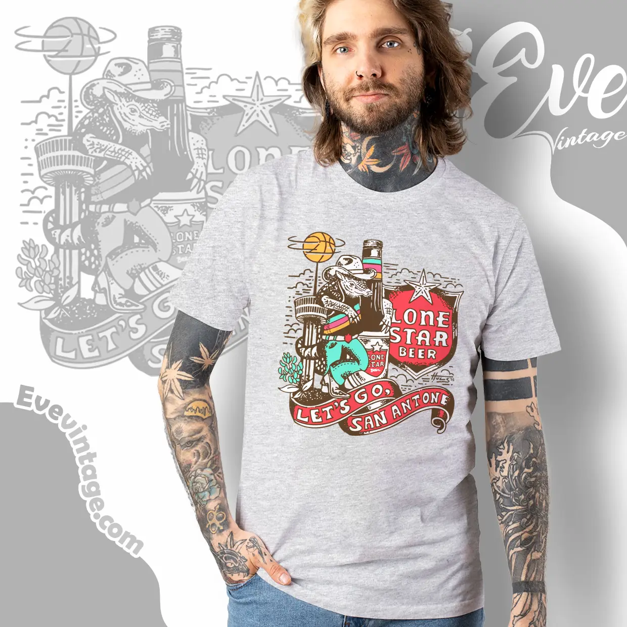 Lone Star Beer Shirt Lets Go San Antone T shirt Lone Star Beer Shirt Lets Go San Antone T shirt