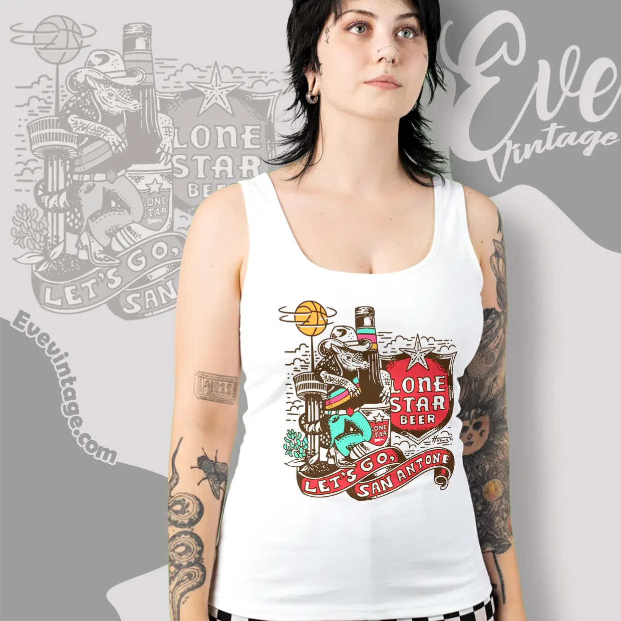 Lone Star Beer Shirt Lets Go San Antone Tank Top Racerback Lone Star Beer Shirt Lets Go San Antone Tank Top Racerback