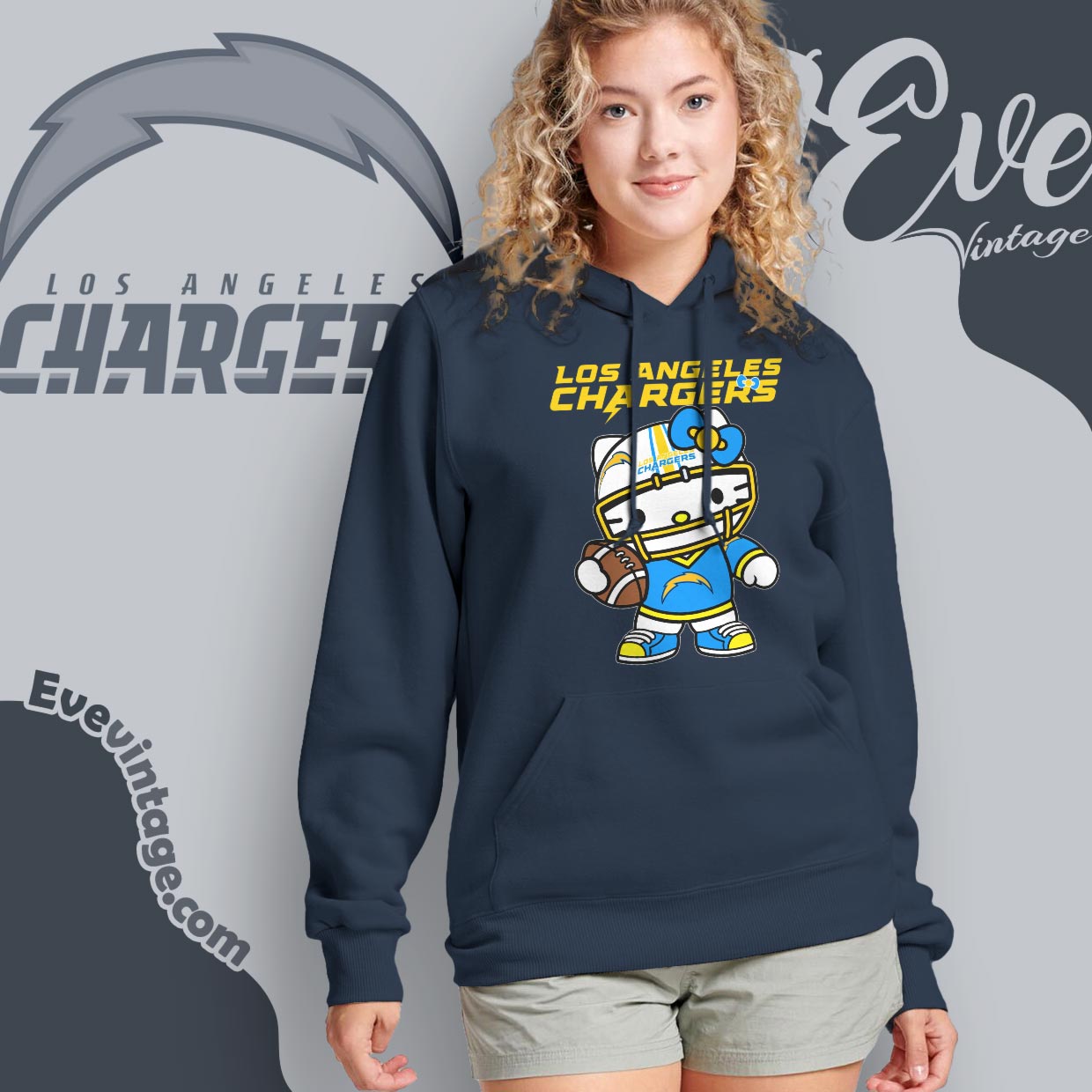 Los Angeles Chargers Hello Kitty Shirt Los Angeles Chargers Hello Kitty Shirt