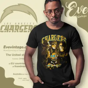 Los Angeles Chargers Horror Halloween T shirt