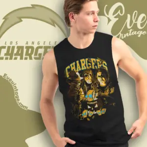 Los Angeles Chargers Horror Halloween Tank Top Racerback