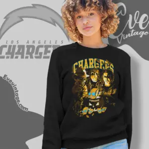Los Angeles Chargers Horror Halloween Unisex Sweatshirt