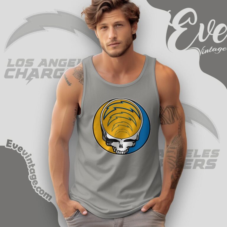 Los Angeles Chargers Steal Your Face Grateful Dead Shirt Tank Top Racerback Los Angeles Chargers Steal Your Face Grateful Dead Shirt Tank Top Racerback