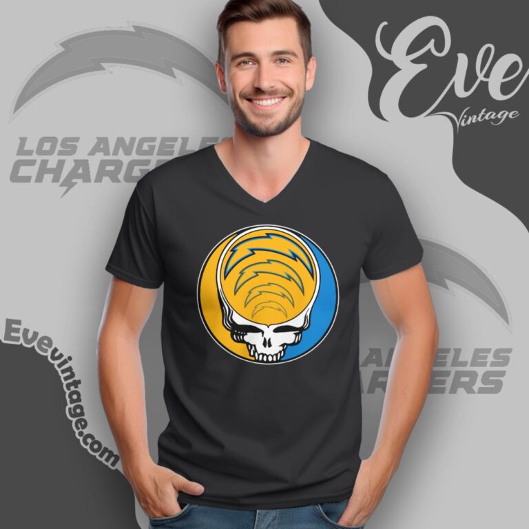 Los Angeles Chargers Steal Your Face Grateful Dead Shirt V Neck TShirt Los Angeles Chargers Steal Your Face Grateful Dead Shirt V Neck TShirt
