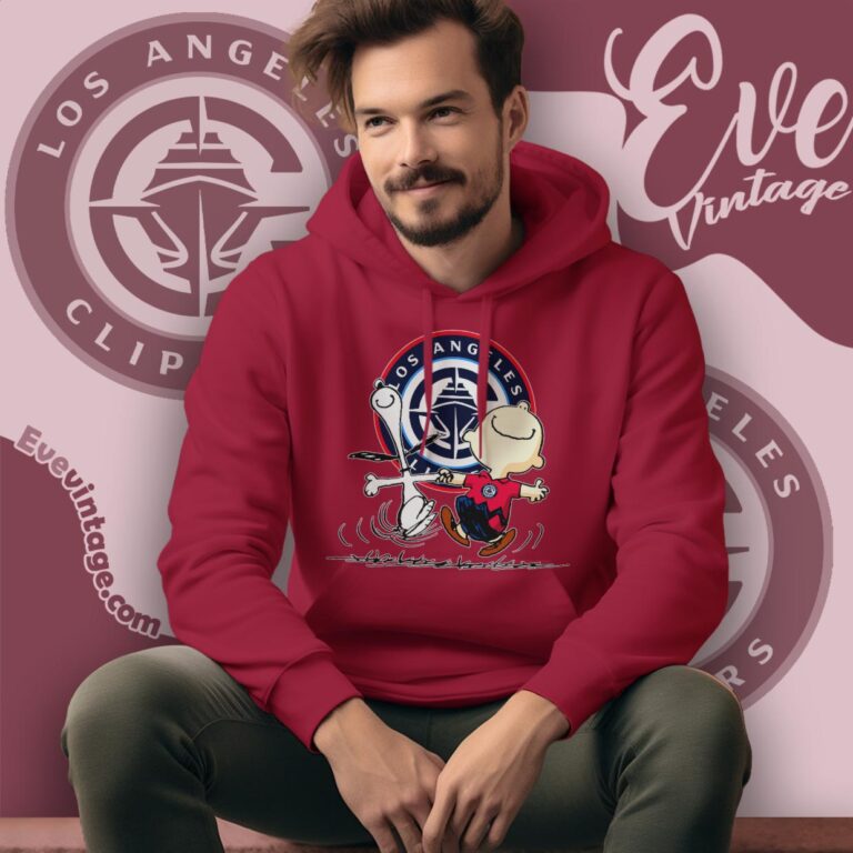 Los Angeles Clippers Charlie Brown Snoopy Happy Dancing Shirt Hoodie Los Angeles Clippers Charlie Brown Snoopy Happy Dancing Shirt Hoodie