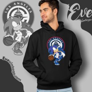 Los Angeles Clippers Sonic The Hedgehog Shirt