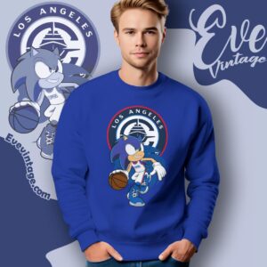Los Angeles Clippers Sonic The Hedgehog Shirt Sweatshirt