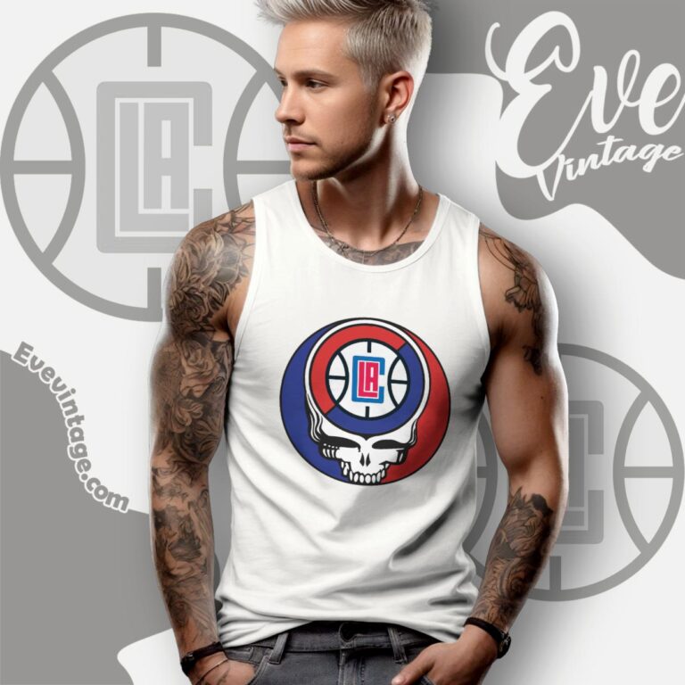 Los Angeles Clippers Steal Your Face Grateful Dead Shirt Tank Top Racerback Los Angeles Clippers Steal Your Face Grateful Dead Shirt Tank Top Racerback