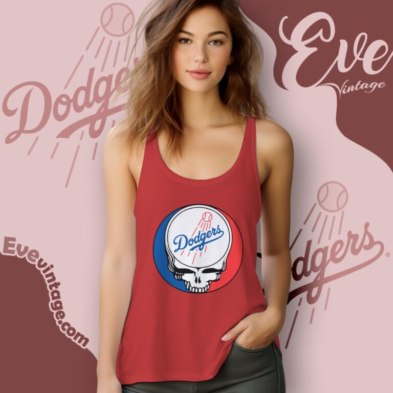 Los Angeles Dodgers Steal Your Face Grateful Dead Shirt Tank Top Racerback Los Angeles Dodgers Steal Your Face Grateful Dead Shirt Tank Top Racerback