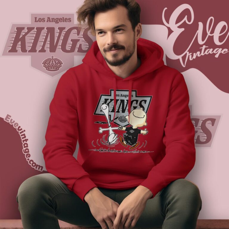 Los Angeles Kings Charlie Brown Snoopy Happy Dancing Shirt Hoodie Los Angeles Kings Charlie Brown Snoopy Happy Dancing Shirt Hoodie