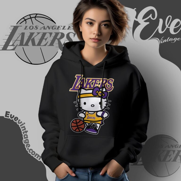 Los Angeles Lakers Hello Kitty Shirt Hoodie Los Angeles Lakers Hello Kitty Shirt Hoodie