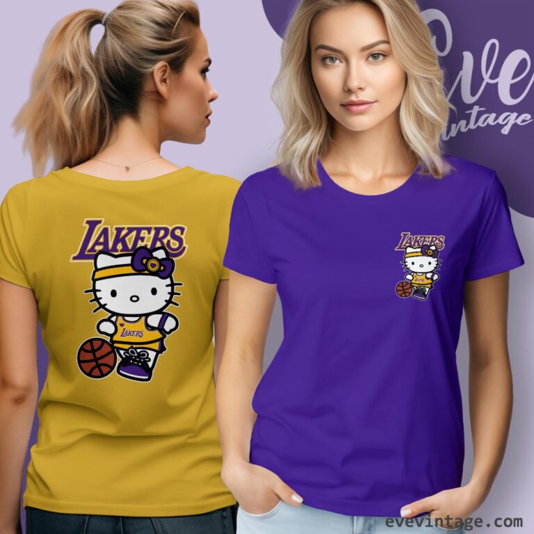 Los Angeles Lakers Hello Kitty Shirt T shirt Los Angeles Lakers Hello Kitty Shirt T shirt