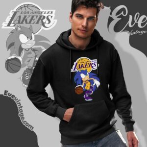 Los Angeles Lakers Sonic The Hedgehog Shirt Hoodie