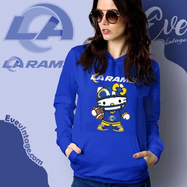 Los Angeles Rams Hello Kitty Hoodie Los Angeles Rams Hello Kitty Hoodie