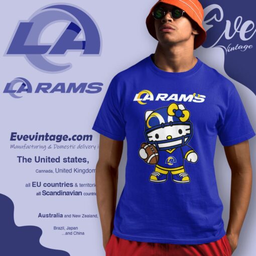 Los Angeles Rams Hello Kitty Shirt