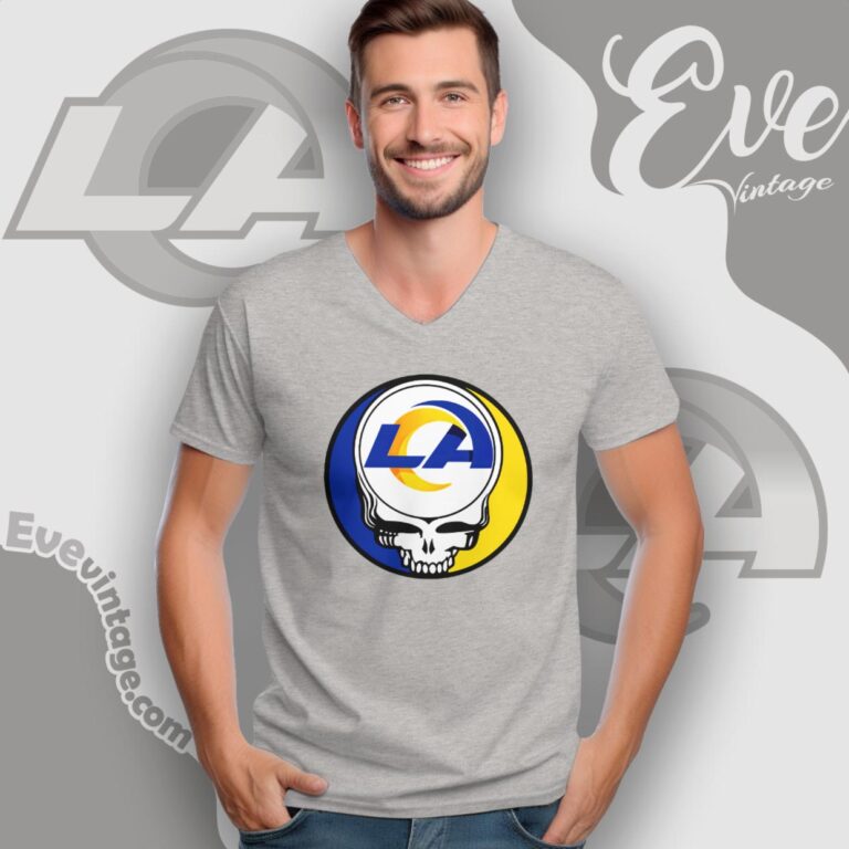Los Angeles Rams Steal Your Face Grateful Dead Shirt V Neck TShirt Los Angeles Rams Steal Your Face Grateful Dead Shirt V Neck TShirt