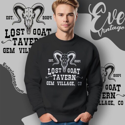 Lost Goat Tavern Shirt Gem Village Colorado Dive Bar