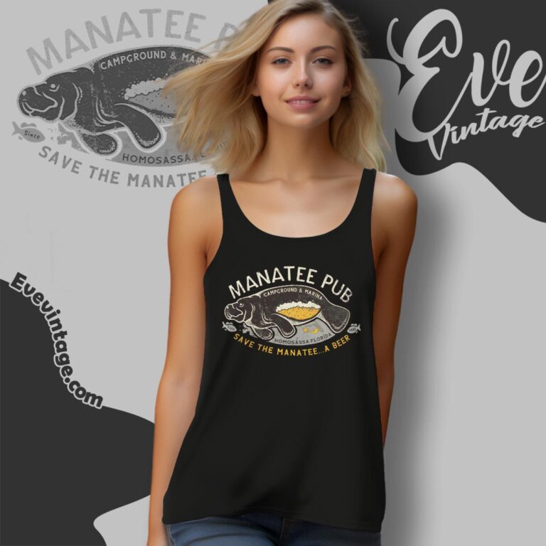 Manatee Pub Shirt Homosassa Florida Dive Bar Tank Top Racerback Manatee Pub Shirt Homosassa Florida Dive Bar Tank Top Racerback