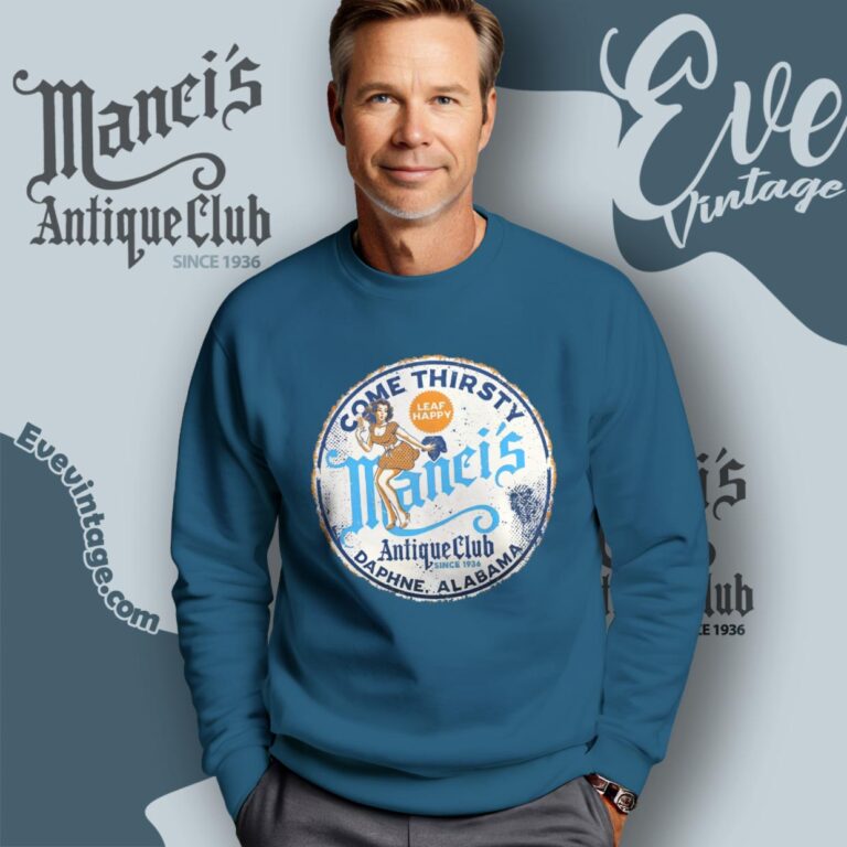 Manci's Antique Club Shirt Daphne Alabama Bar Sweatshirt Manci's Antique Club Shirt Daphne Alabama Bar Sweatshirt