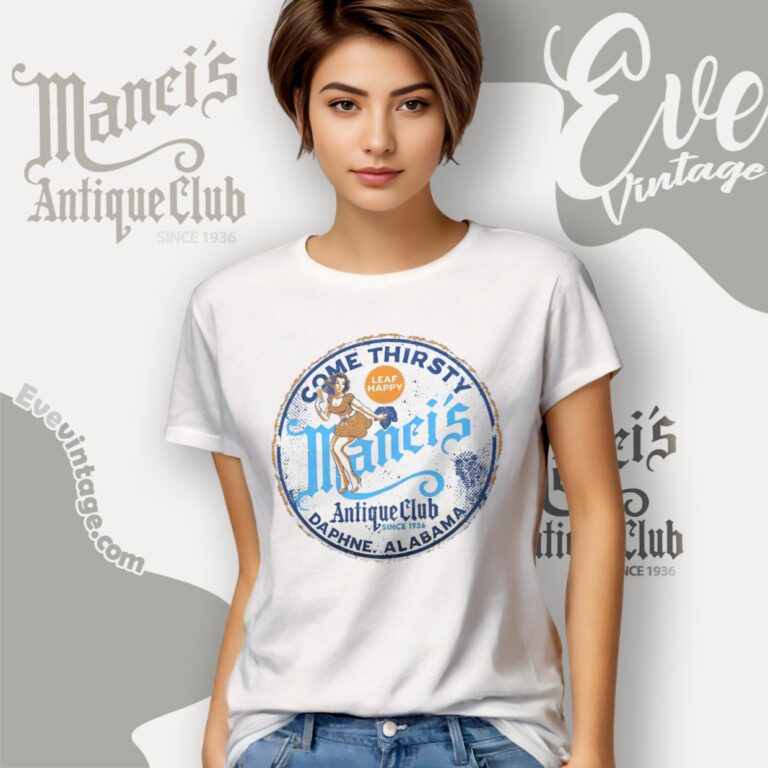 Manci's Antique Club Shirt Daphne Alabama Bar Women T Shirt Manci's Antique Club Shirt Daphne Alabama Bar Women T Shirt
