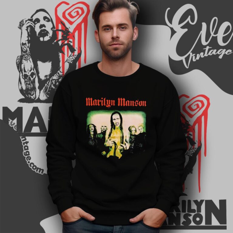 Marilyn Manson Shirt Guns God And Government Tour Sweatshirt Marilyn Manson Shirt Guns God And Government Tour Sweatshirt