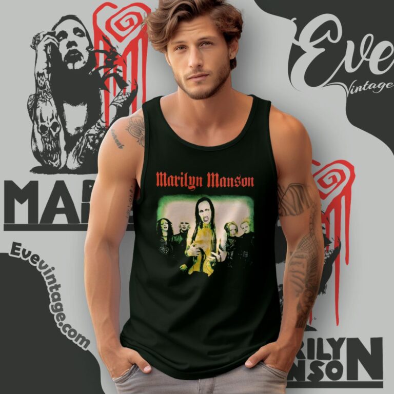 Marilyn Manson Shirt Guns God And Government Tour Tank Top Racerback Marilyn Manson Shirt Guns God And Government Tour Tank Top Racerback