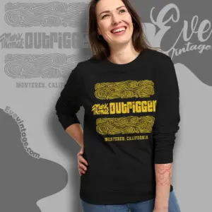 Mark Thomas Outrigger Shirt Monterey Ca Tiki Bar Sweatshirt
