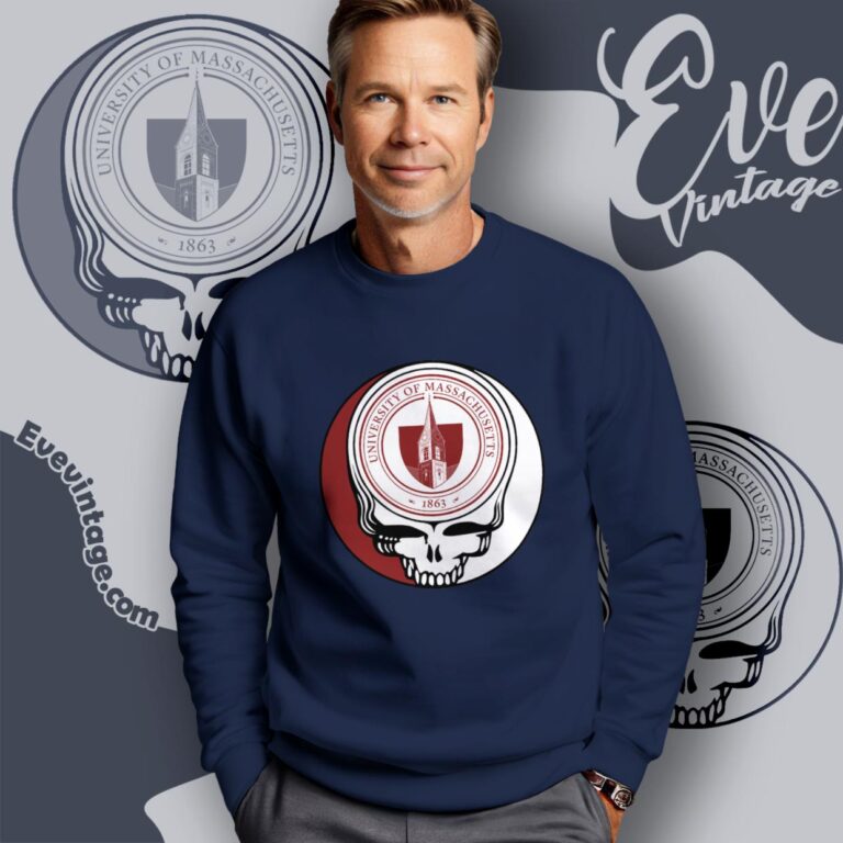 Massachusetts Amherst Steal Your Face Shirt Umass Grateful Dead Sweatshirt Massachusetts Amherst Steal Your Face Shirt Umass Grateful Dead Sweatshirt
