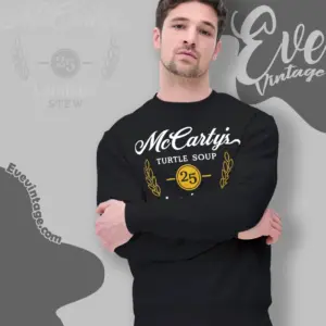 Mccartys Turtle Soup Claude Lemieux Stew Detroit Hockey Sweatshirt